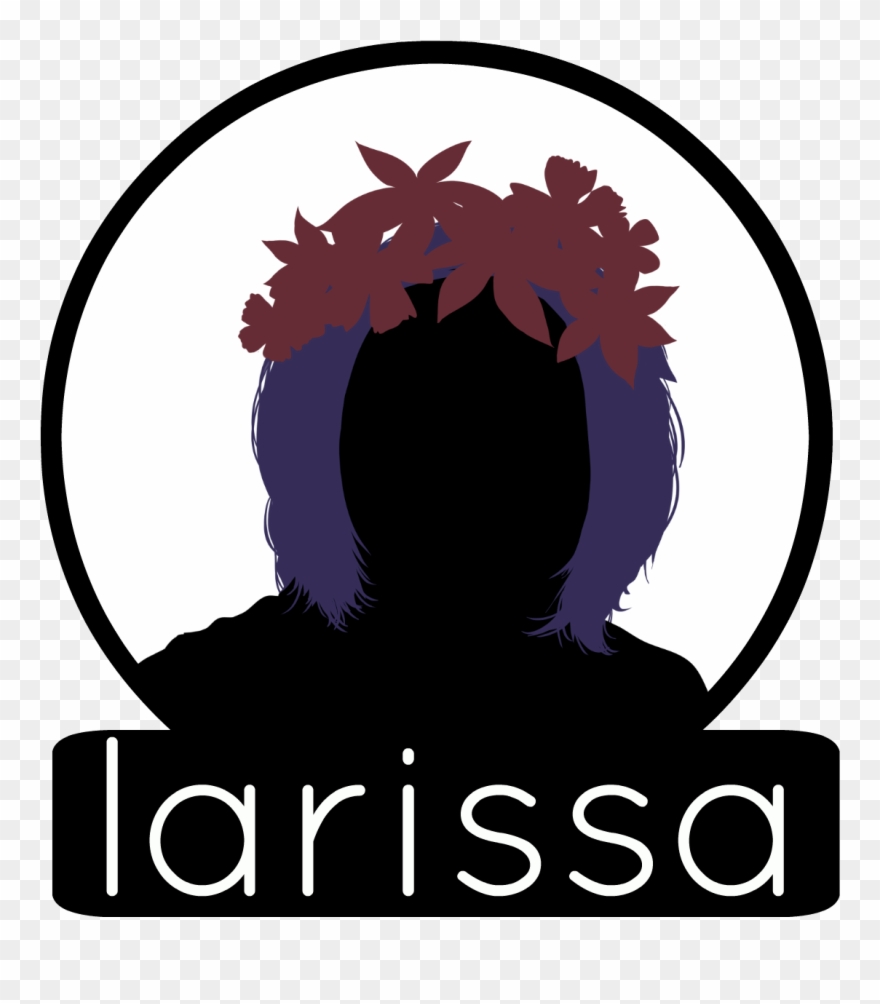 Larissa Circle Bg Label - Circle Clipart