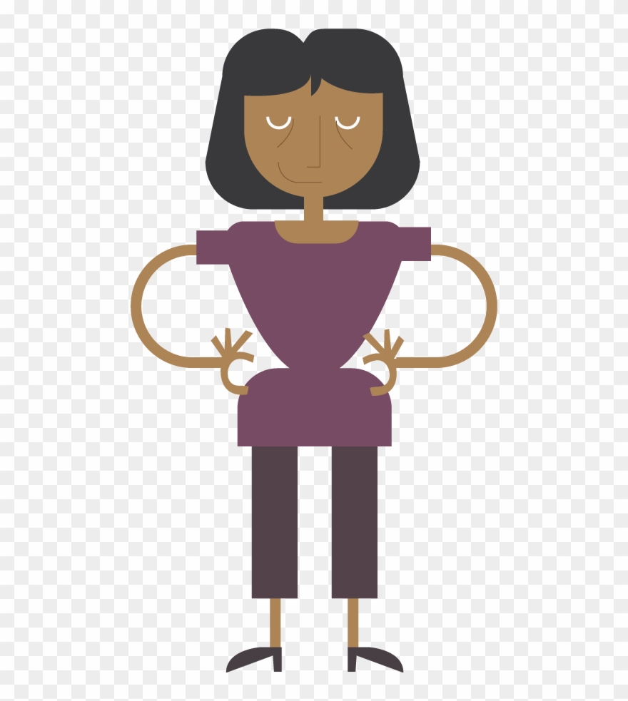 Young Adult American - Cartoon Clipart
