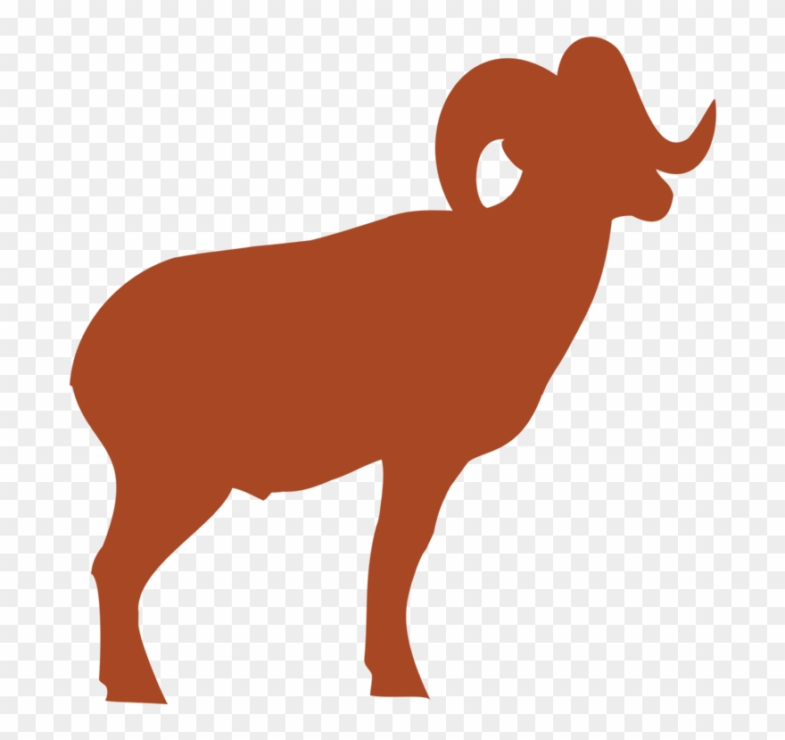 British Columbia Mountain Hunting Photos North River - Ram Silhouette White Clipart