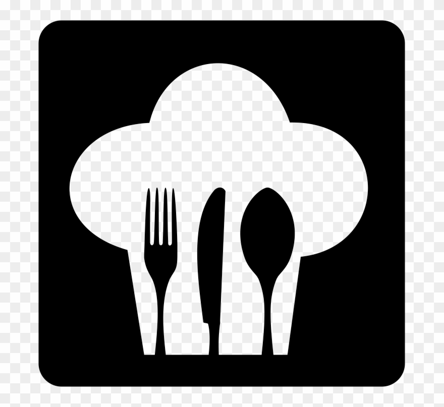 Utensils Sticker Tenstickers Wall - Dibujo Gorro De Cocinero Clipart