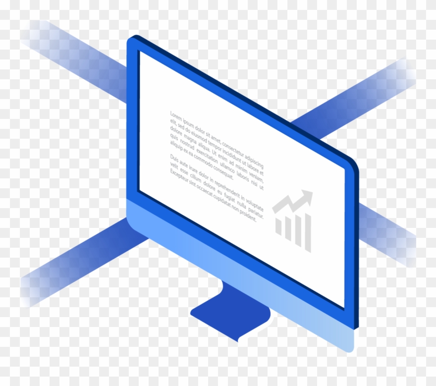 Monitor With News Illustration - News Clipart