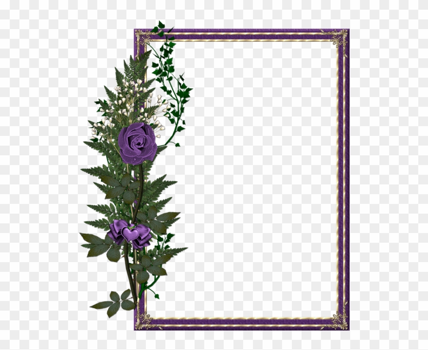 Cadres Art Frames, Paper Frames, Blue Roses, Picture - Beautiful Rose Photo Frames Clipart