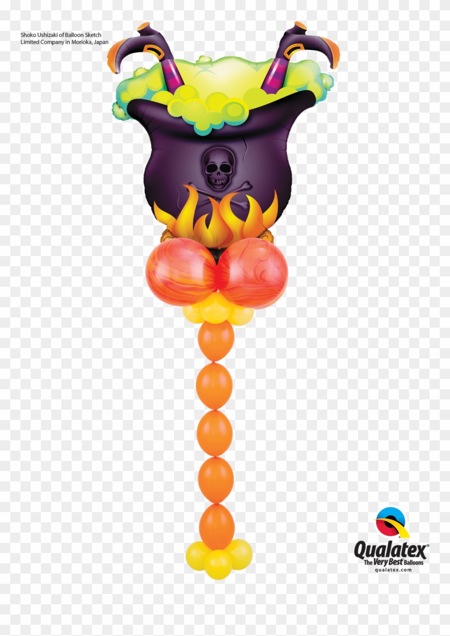 The Very Best Balloon Blog - Halloween Balloon Bouquet Transparent Clipart