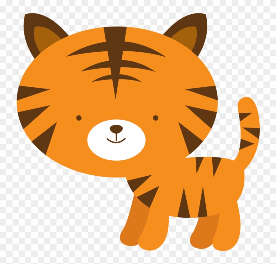 Tigres Clipart Individual Safari Animal - Animales De La Selva Animados Png Transparent Png