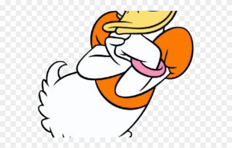 Safari Clipart Donald Duck - Daisy Shy - Png Download