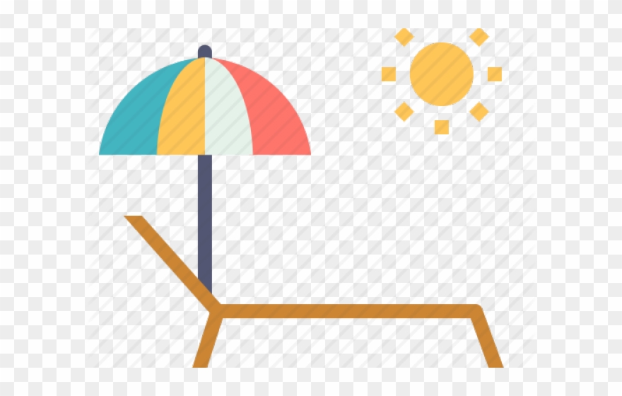Relax Clipart Sun Bath - Beach Relax Transparent - Png Download
