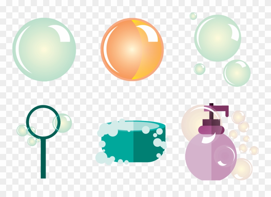 Water Blister Clipart Bath Bubble - Hygiene - Png Download
