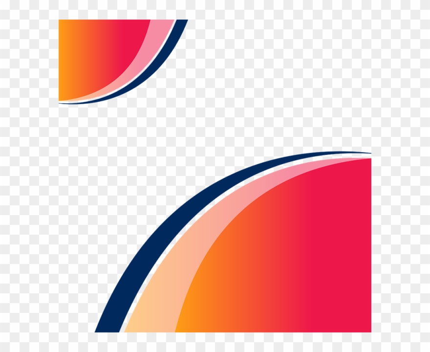 Clip Transparent Stock Bar Vector Abstract - Wave Vector Red - Png Download