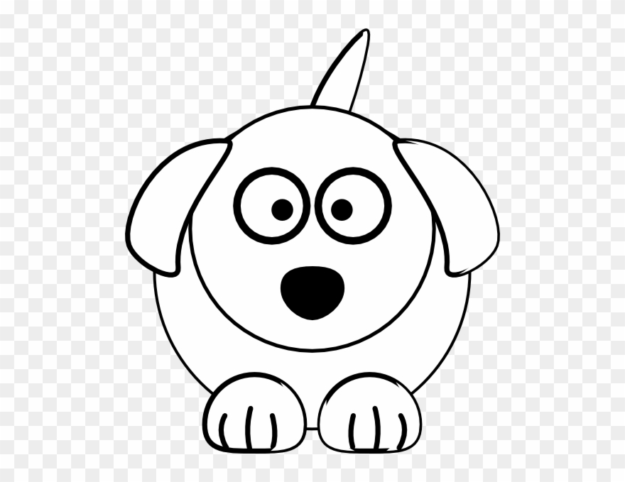 Iphone Clipart Black And White - Dog Black And White Drawing - Png Download