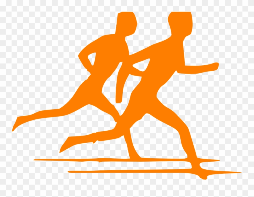 Athletics Festival - Athletics Running Image Black And White Clipart