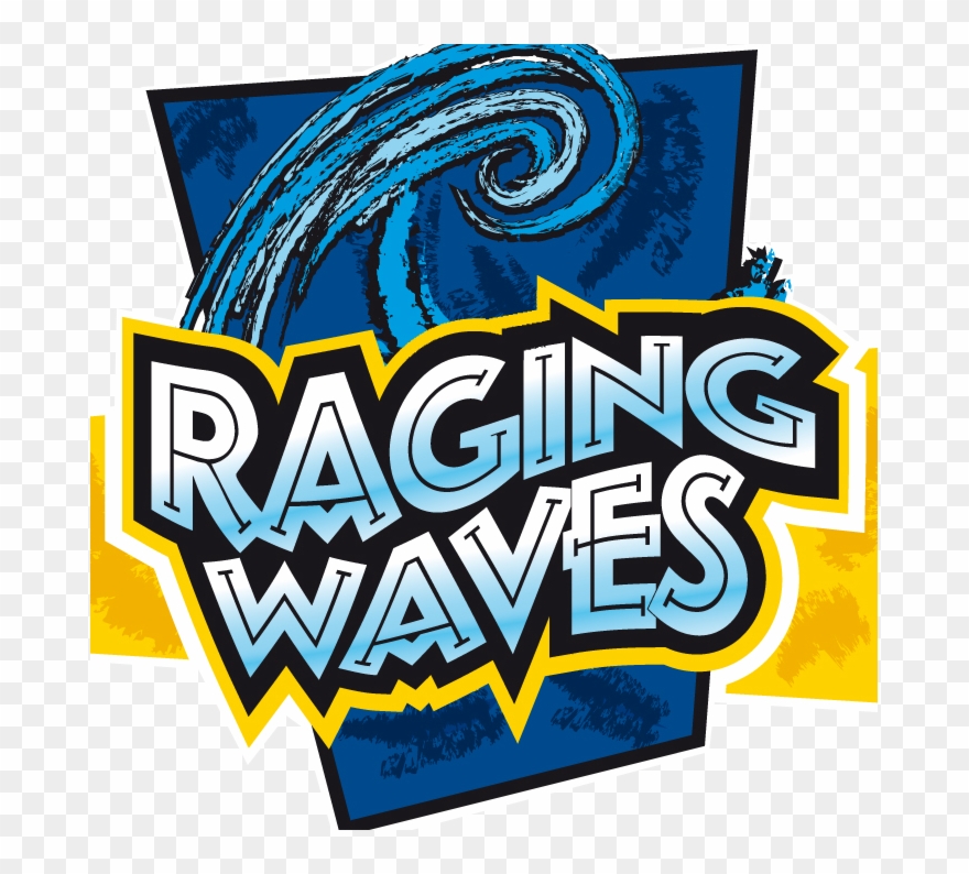 Plunge Into Fitness W/ Raging Waves Water Park - Raging Waves Logo Clipart