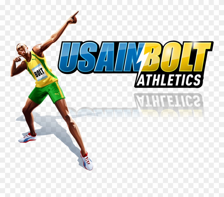 Usain Bolt Game Headline Image - Running Olympic Games Track Clipart