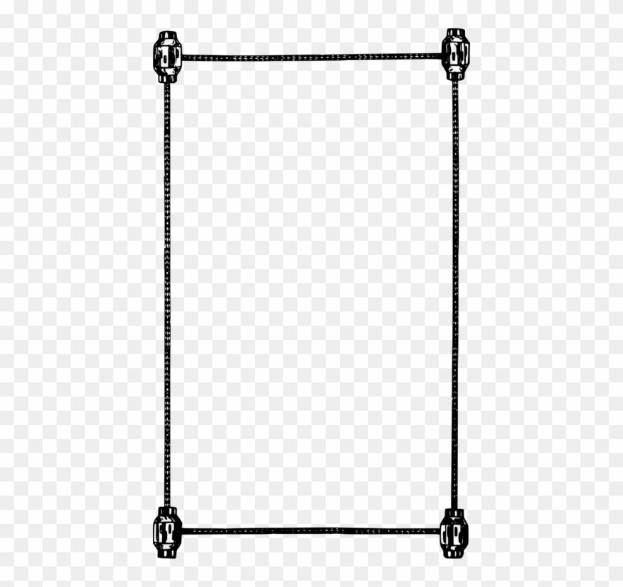 Picture Frames Drawing Black And White Computer Font - Picture Frame Clipart