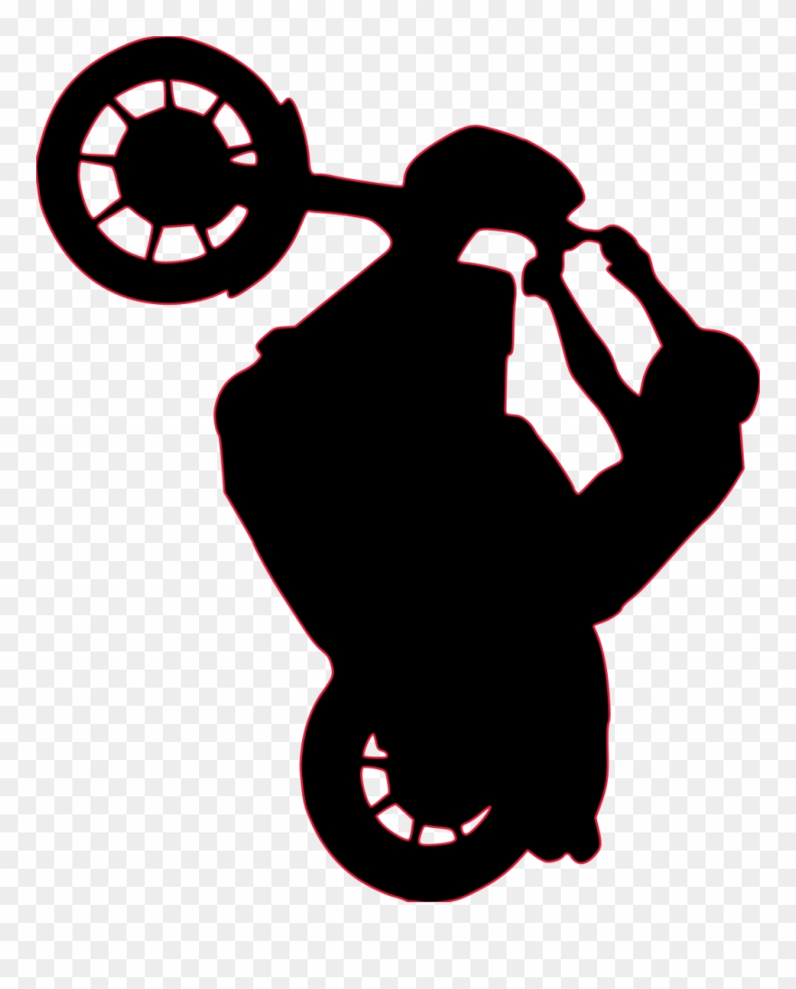 Harley-dynaglide File Size - Harley Davidson Dyna Wheelie Art Clipart