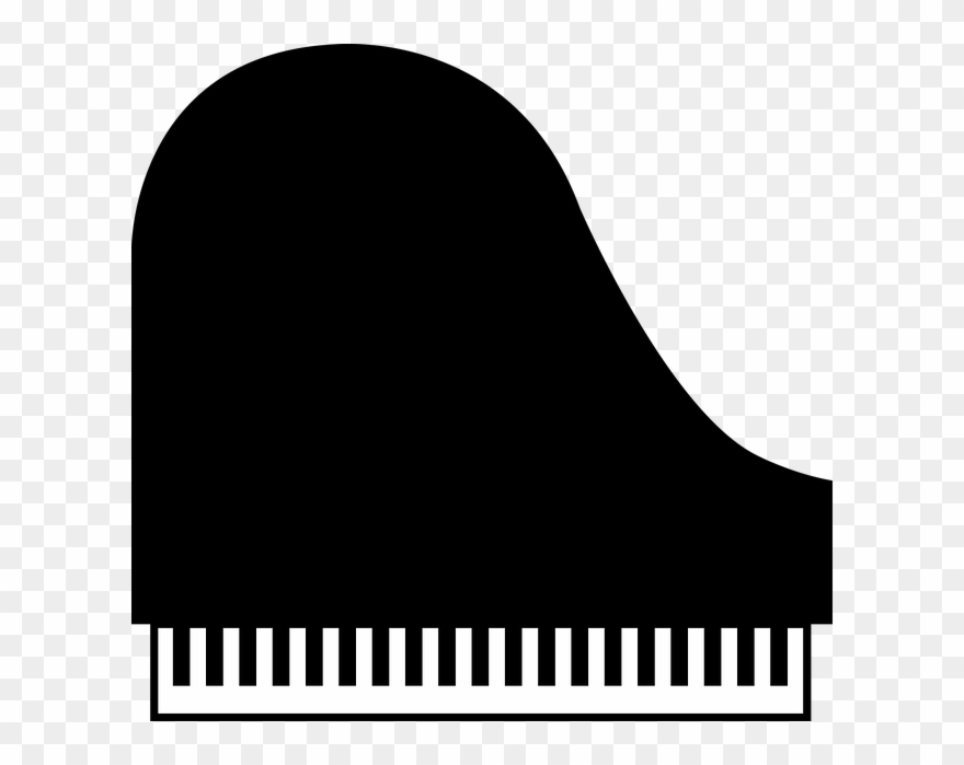 Grand Piano Top View Png Clipart