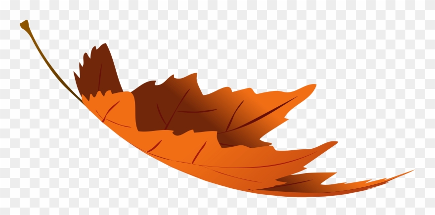 Fall Clipart Treeclip - Falling Autumn Leaf Png Transparent Png