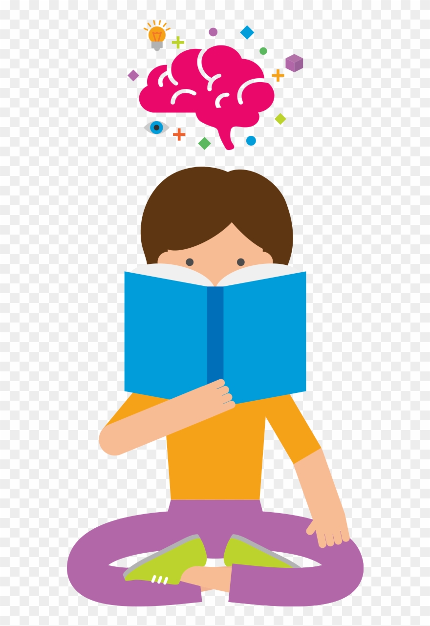 Book Suggestions By Genre For Grade 9 12 Readers - Reading Fast Brain Clipart Png Transparent Png