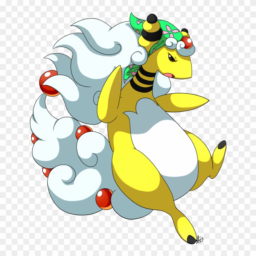 Megaampharos, My Dragon-sheep Baby - Pokemon Xy Mega Ampharos Clipart