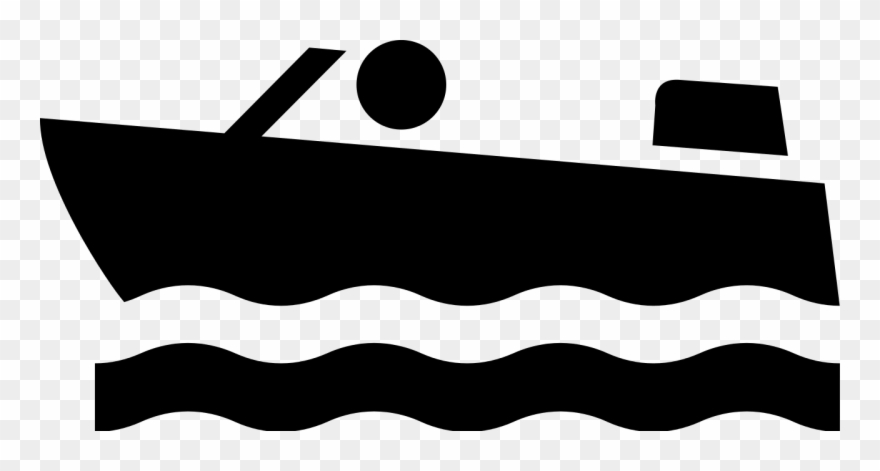 File - Speedboat Symbol - Svg - Motor Boat Symbol Clipart