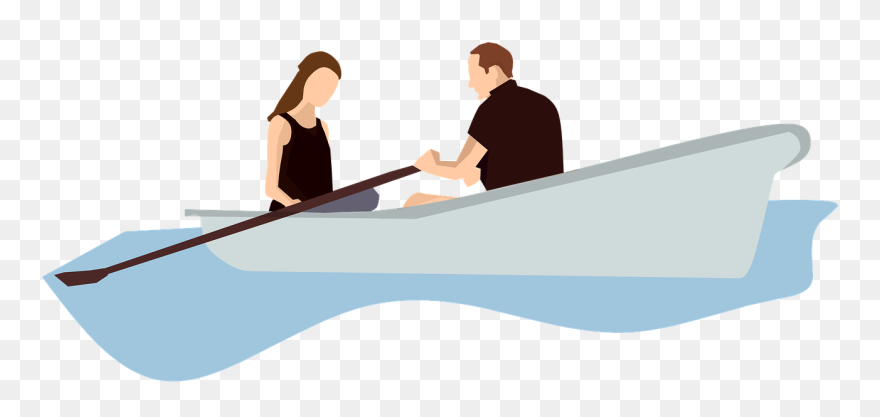 How To Build A Remote Control Boat With Two Motors - Men In Boat Png Clipart