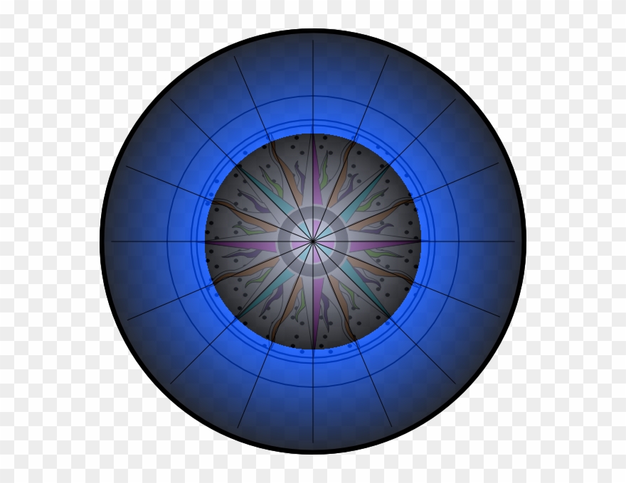 Compass Rose In Azure Svg Clip Arts 600 X 600 Px - Png Download