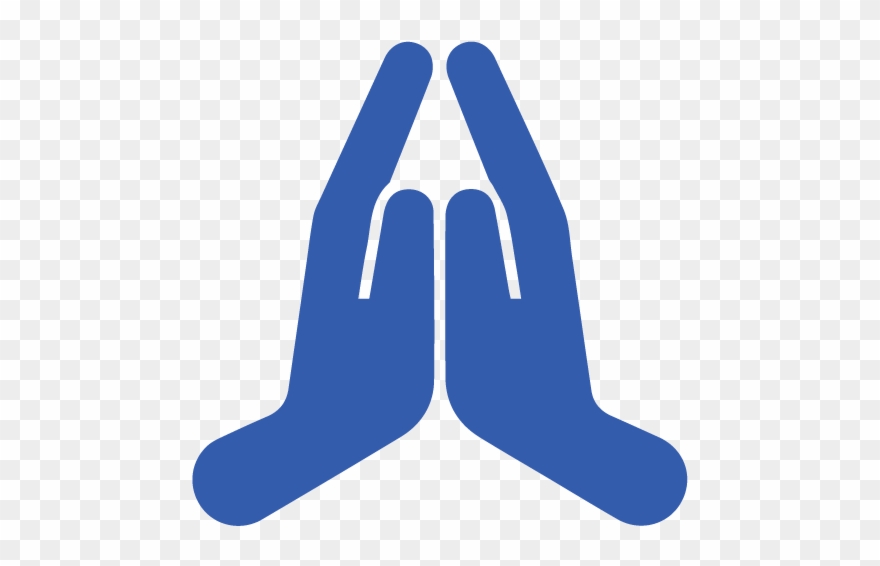 Questions Call Us At 949 589 - Praying Hands Icon Png Clipart