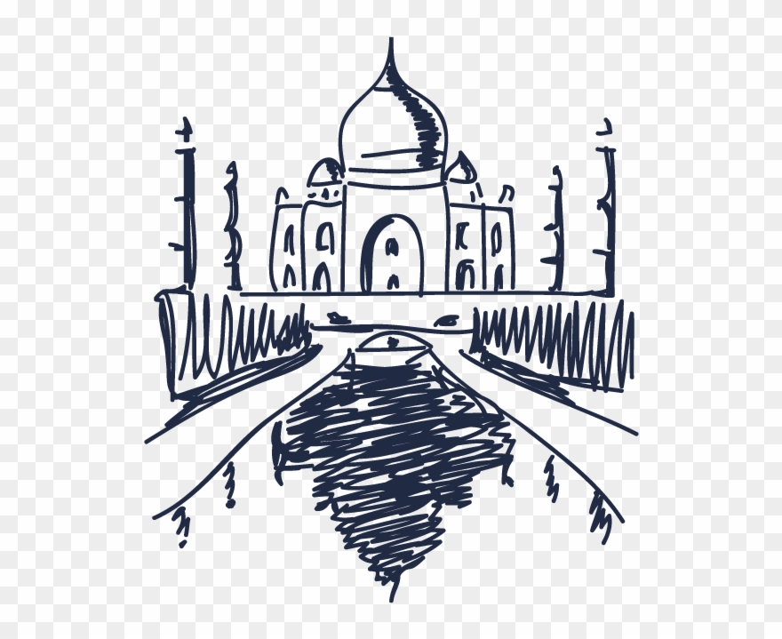 Shores Of India - Illustration Clipart