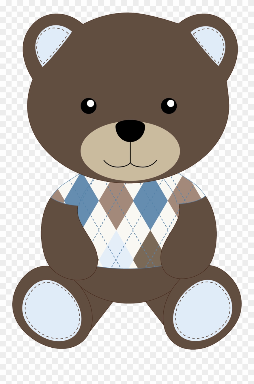 Brown Bear Clipart Oso - Teddy Baby Boy Vector Png Transparent Png