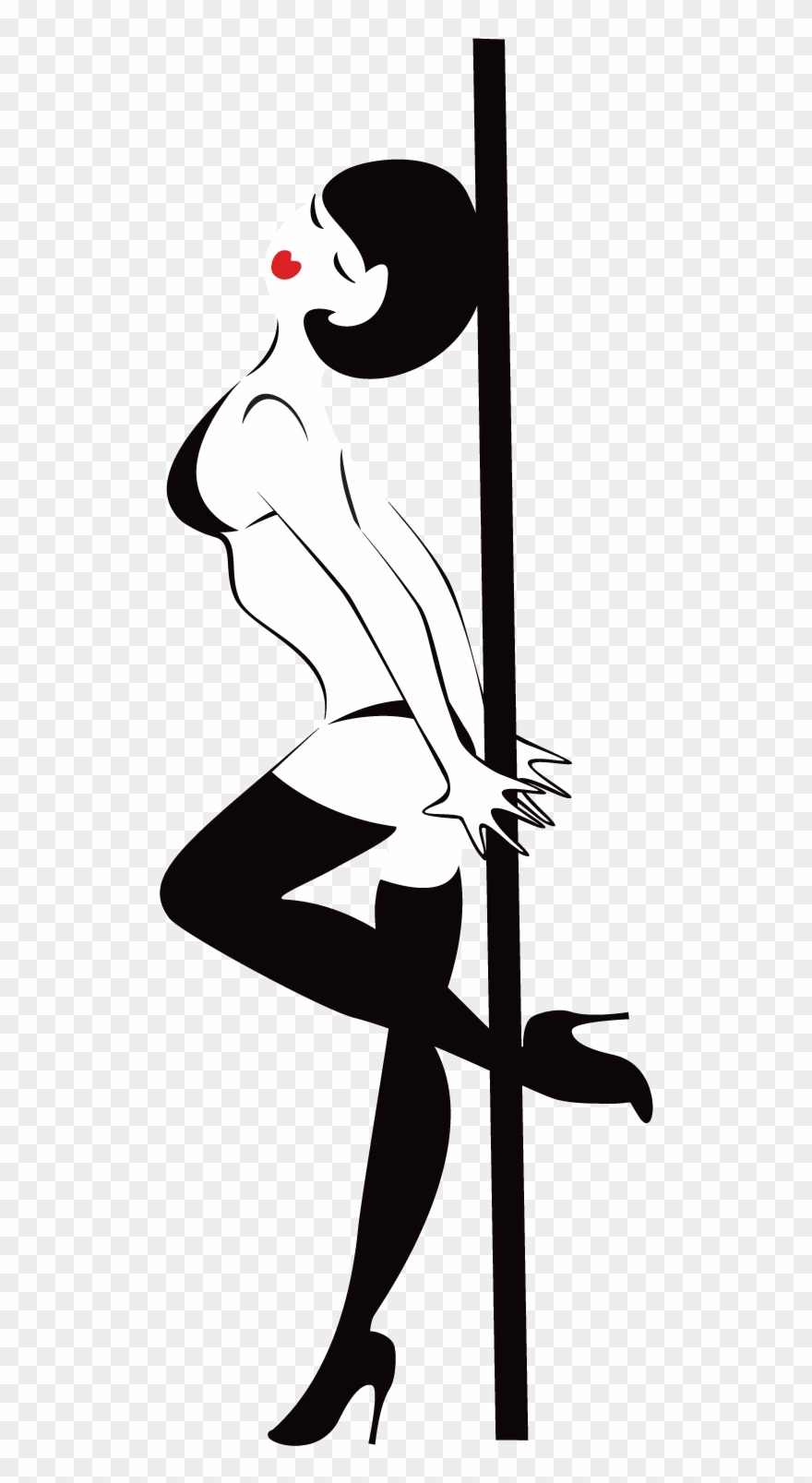 Cartoon Pipe Dancers Transprent - Imagenes De Bailarinas De Tubo Clipart