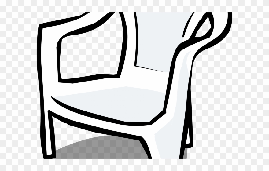 Plastic Clipart Plastic Chair - Plastic - Png Download
