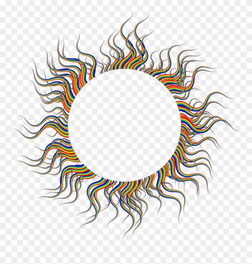 Picture Frames Ornament Drawing Video Plastic - Colorful Circle Border Png Clipart