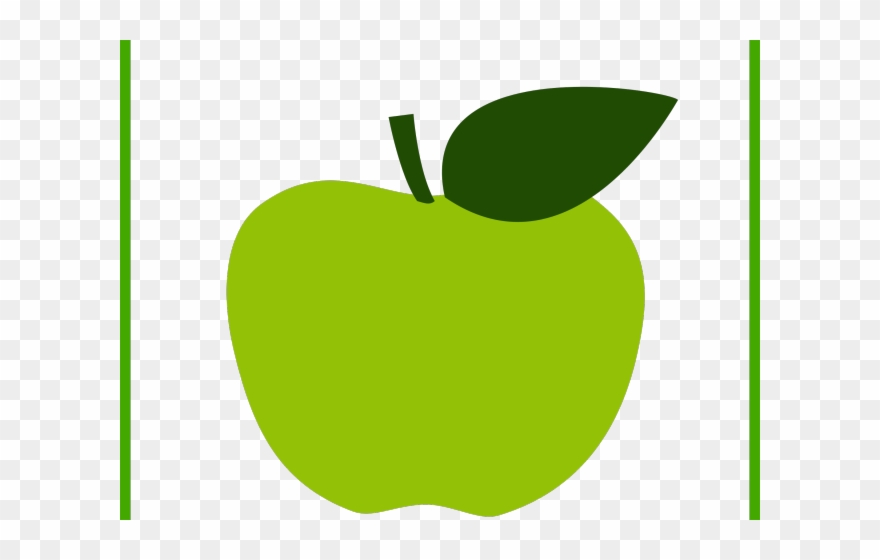 Apple Fruit Clipart Greenapple - Clip Art - Png Download