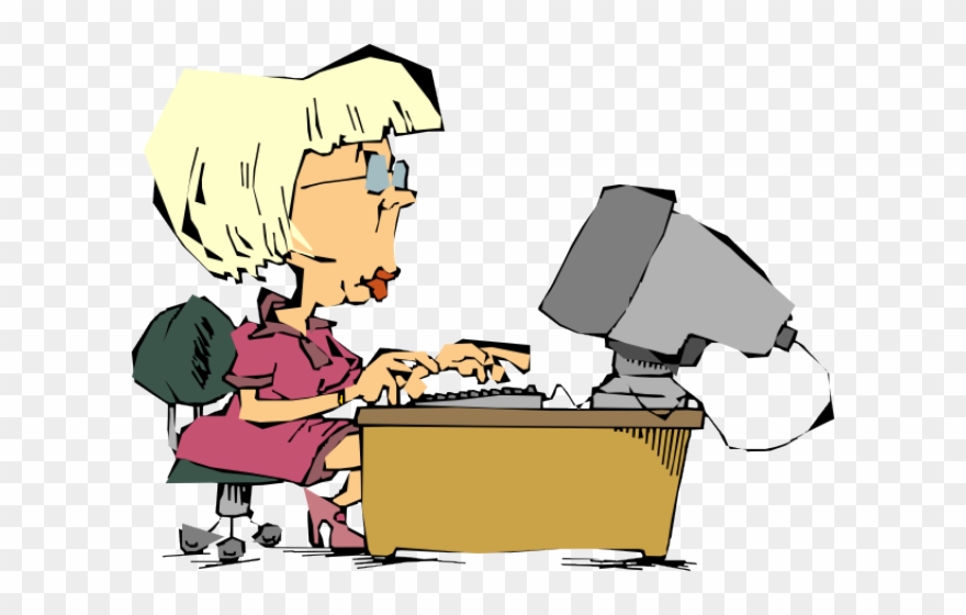 Free Clip Art Office - Png Download