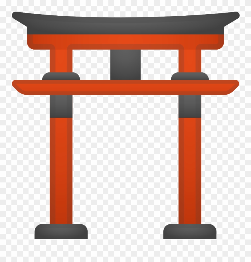 Shrine Clipart Shintoism - Shrine Emoji - Png Download
