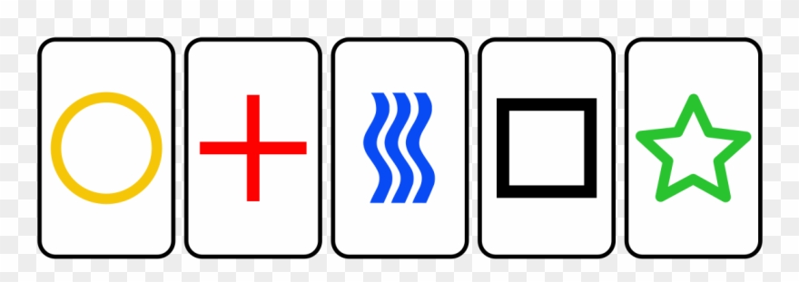 Zener Card Clipart