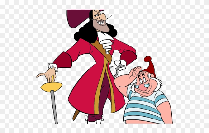 Crocodile Clipart Disney - Captain Hook And Mr Smee - Png Download