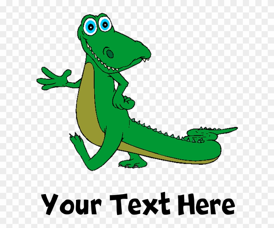 Cartoon Alligator Custom Canvas Lunch Bag By - Hockey Player Pillow Case Clipart