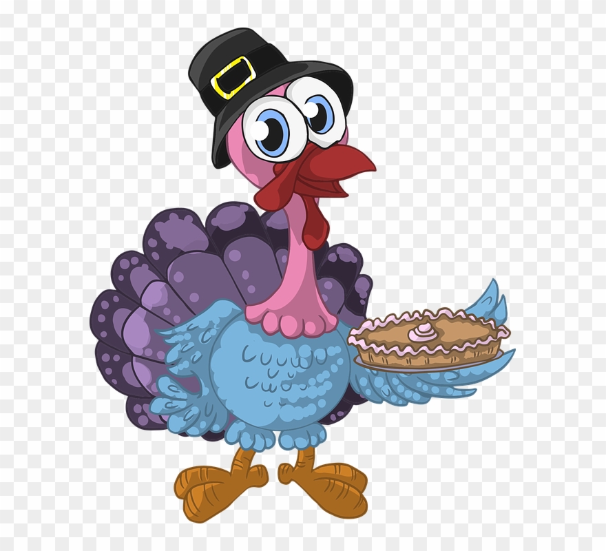 Thanksgiving Cartoon Turkey Pictures 29, Buy Clip Art - Thanksgiving Coloring Books For Kids - Png Download