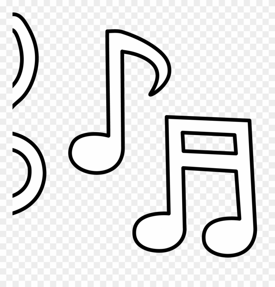 Amazing Thanksgiving Music Note Coloring Pages 4 Free - Note De Musique A Imprimer Clipart