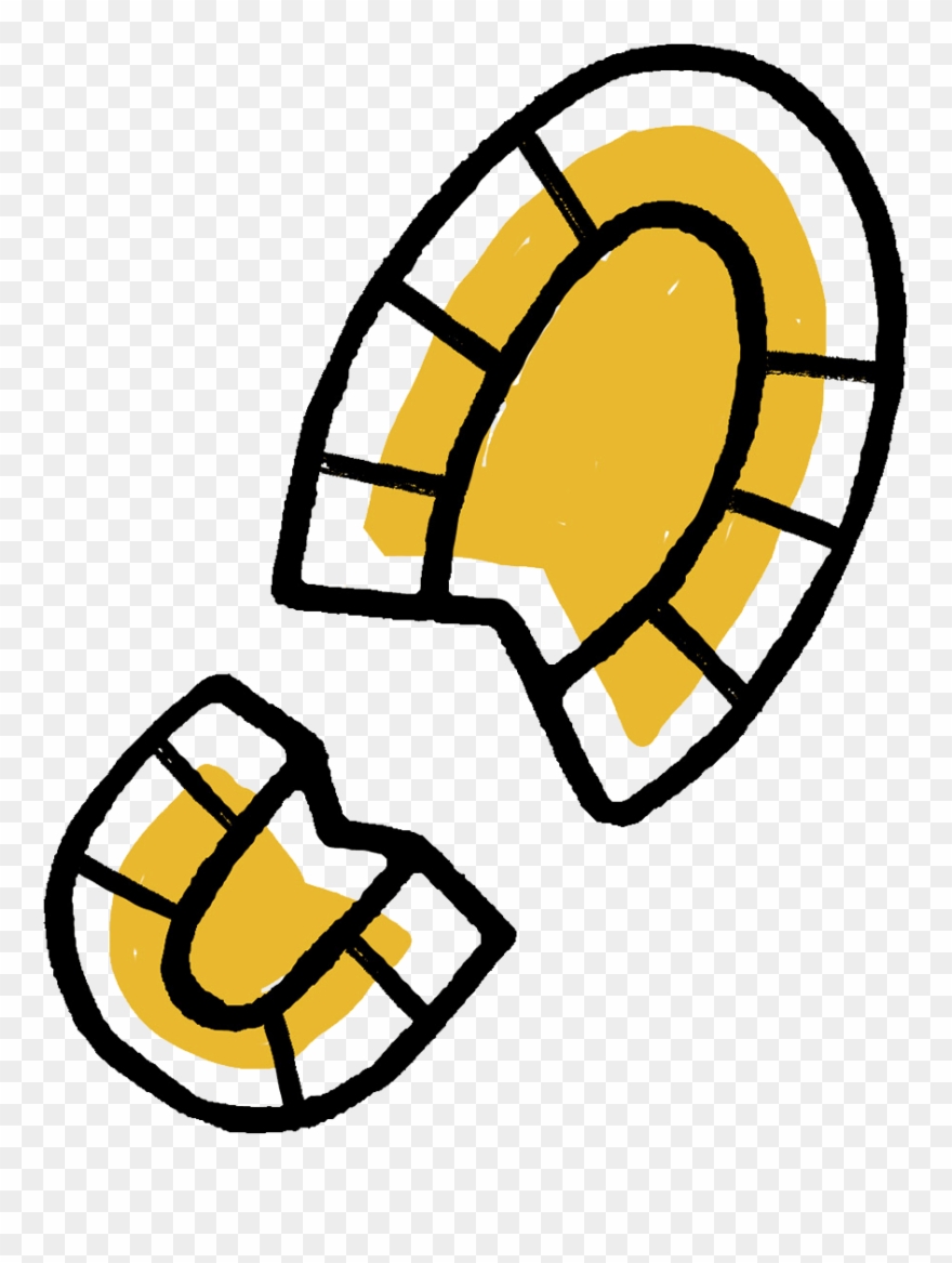 Muddy-shoe Sourcing - Drawing Clipart