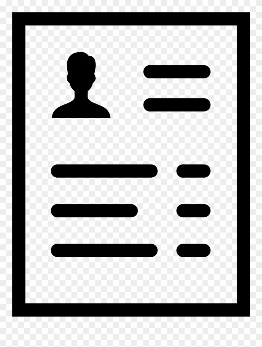 This Is A Picture Of A Piece Of Paper With Lines Of - Icono Cv Clipart