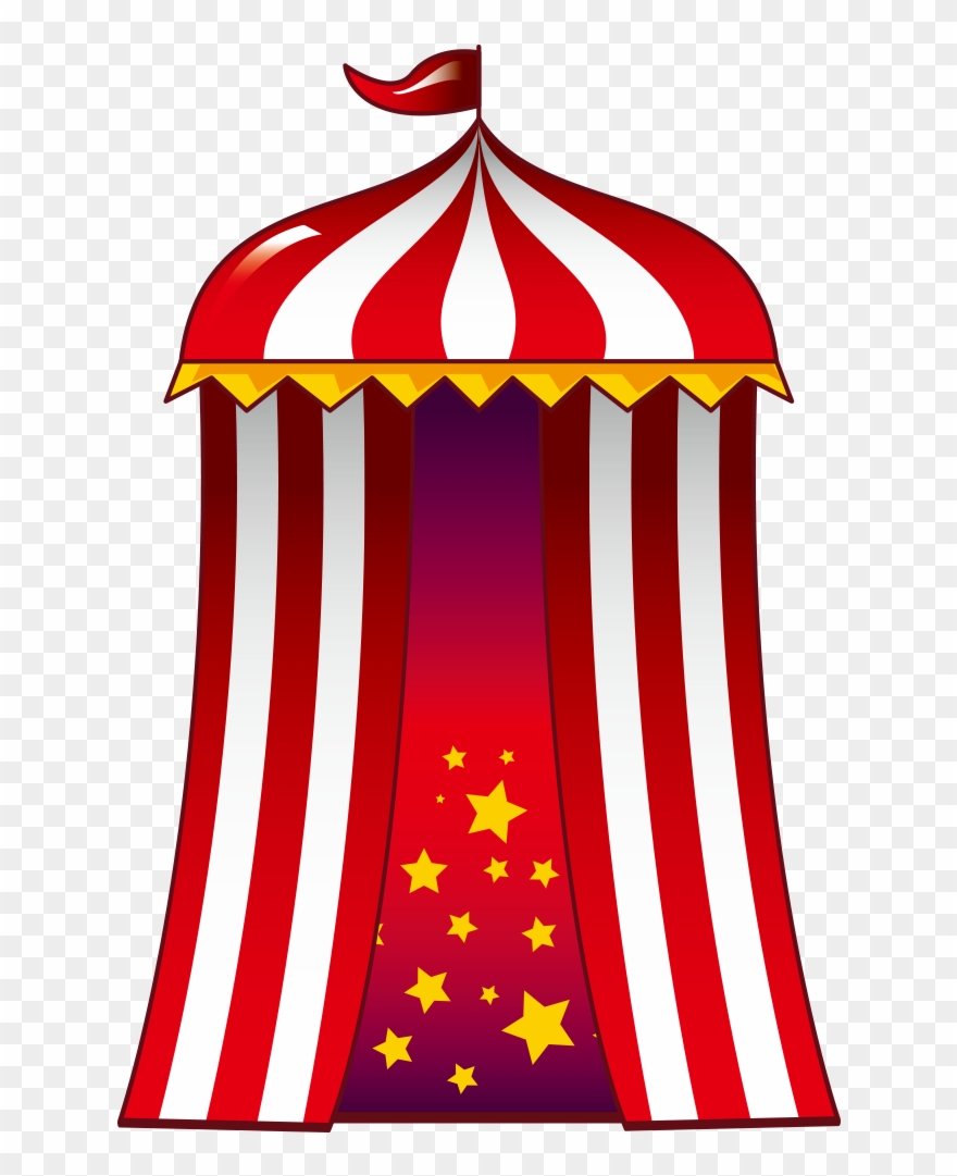 Circus Cartoon Tents Transprent Png - Circus Clipart