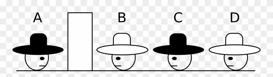 Four Men Are Buried In Line Up To Their Necks In The - Brick Clipart