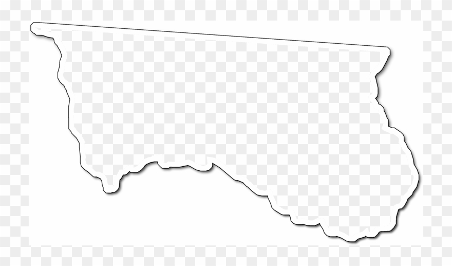 A Map Of Hamilton With An Outer Shadow Around The Map Clipart