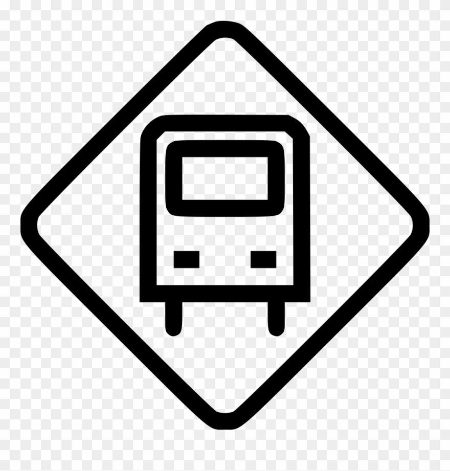 Bus Stop Sign Comments - Bus Stop Clipart