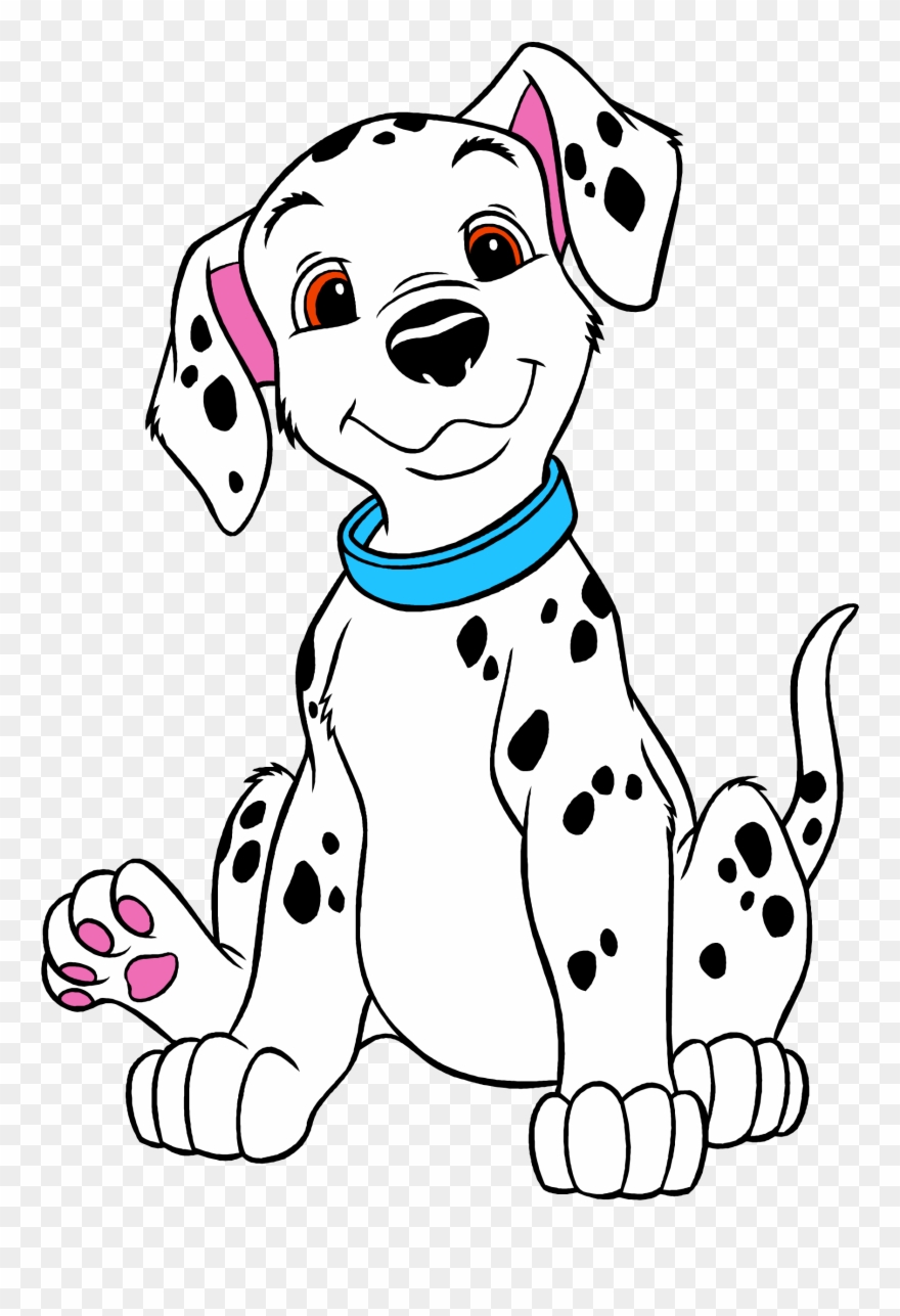 Dalmatian Clipart Fire Hat - 101 Dalmatians Puppy Clip Art - Png Download