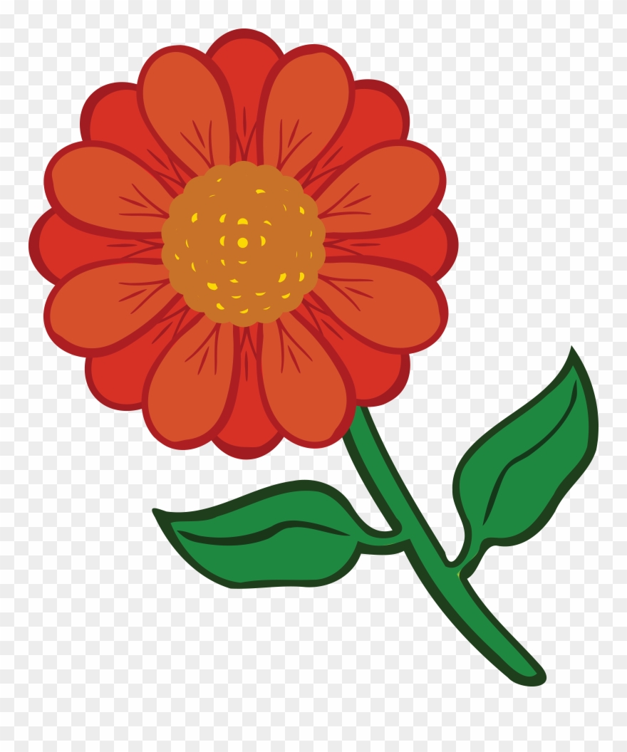 Free Clipart Of A Daisy Flower - Colourful Flower Clipart Png Transparent Png