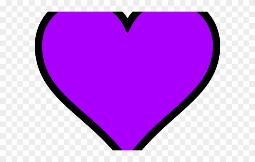 Small Heart Clipart - Purple Heart - Png Download