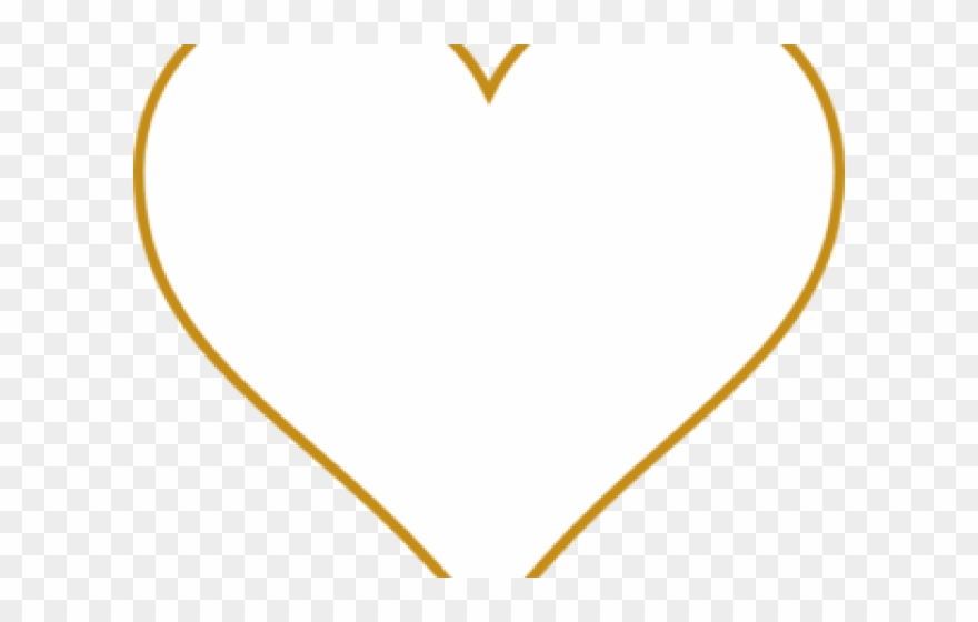 Gold Heart Clipart - Circle - Png Download
