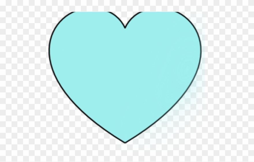 Heart Clipart Clipart Pale Blue - Clip Art - Png Download